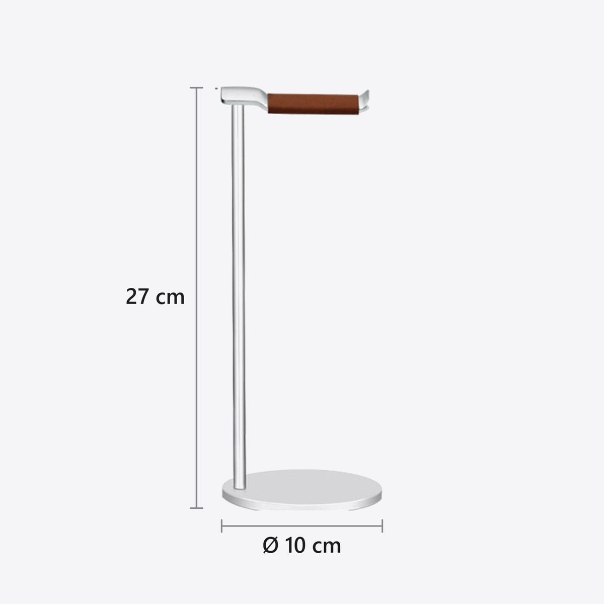 Dimensions de HALVO Arc : hauteur 27 cm, base de 10 cm de diamètre